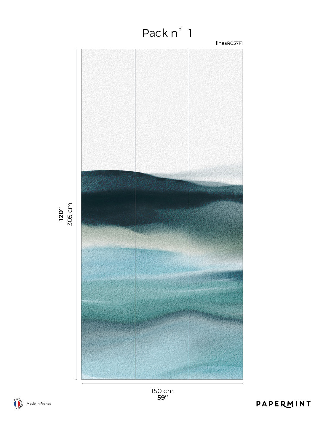 Fototapeta Linea - Azzuro