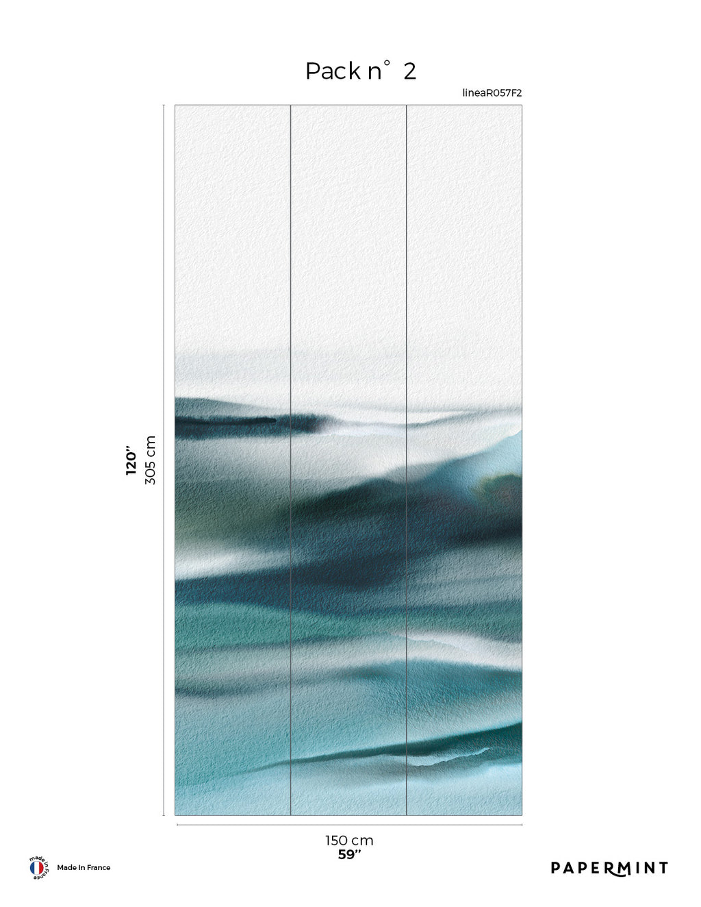 Fototapeta Linea - Azzuro