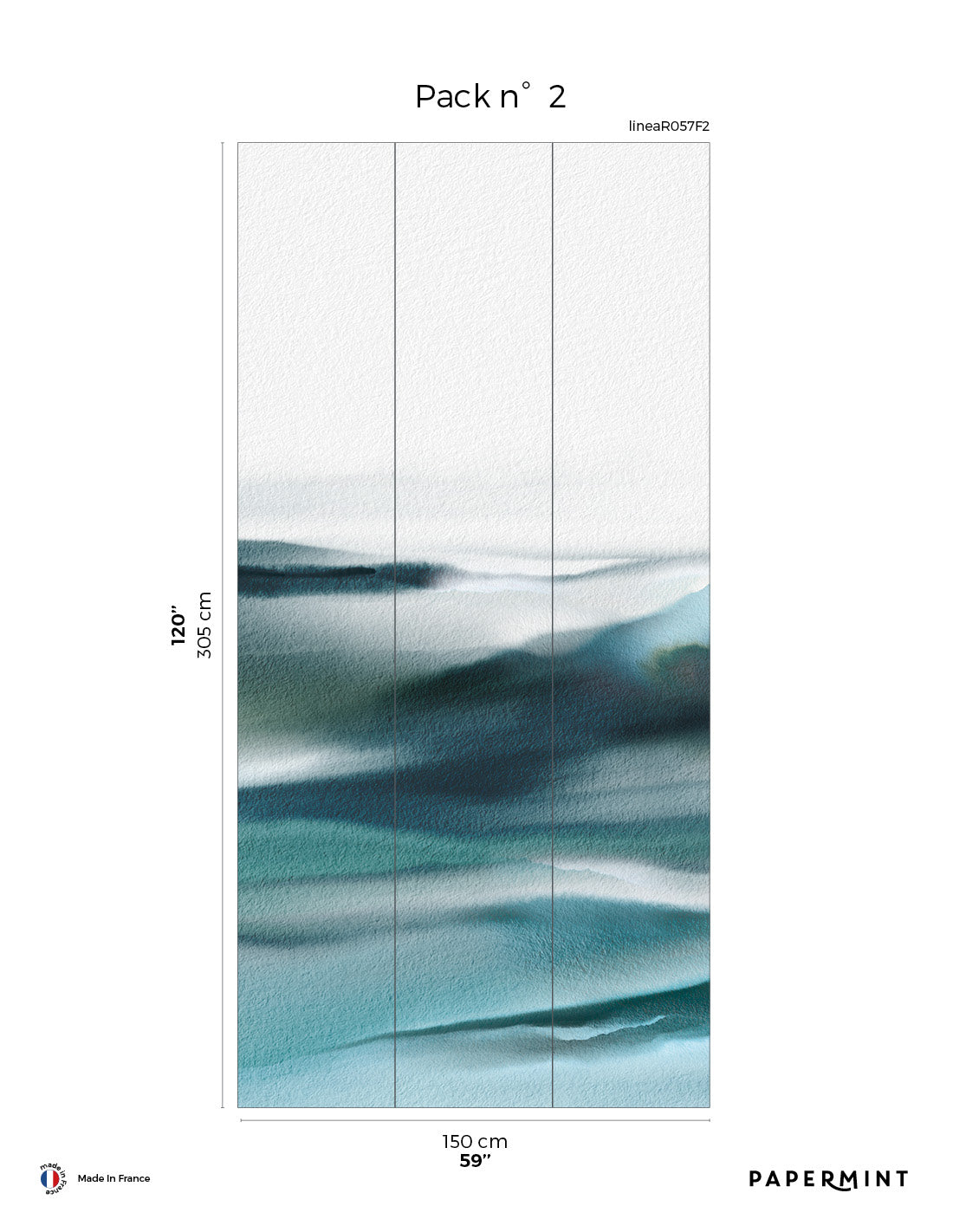 Fototapeta Linea - Azzuro