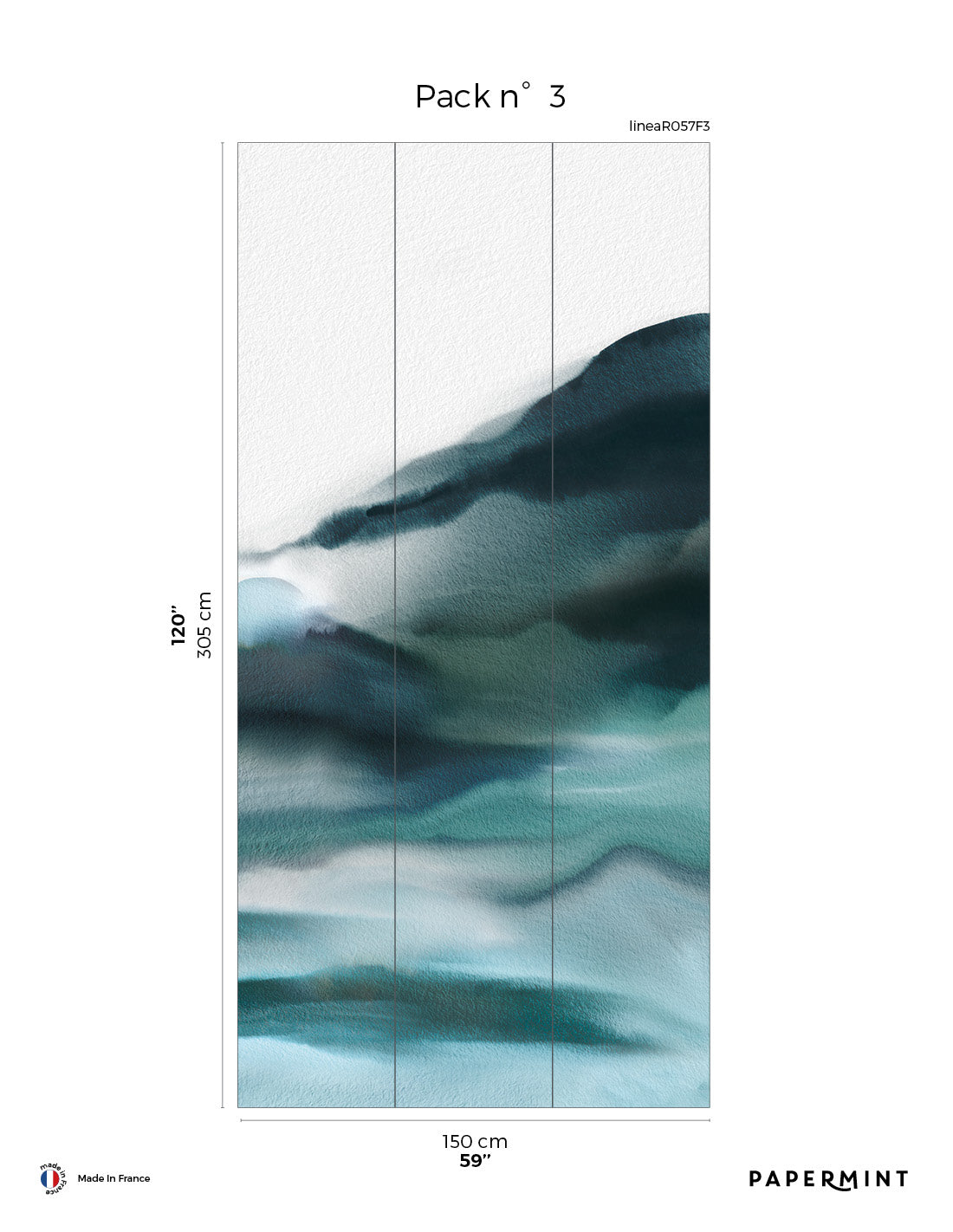 Fototapeta Linea - Azzuro