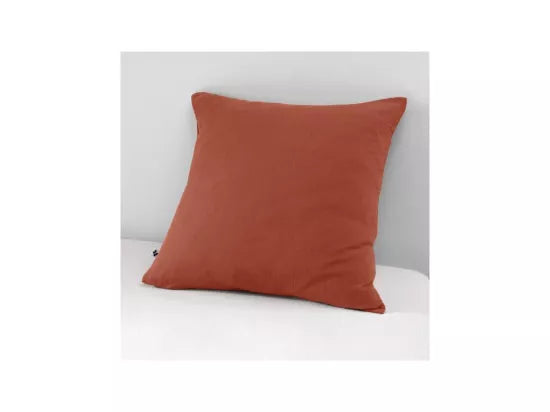 Gaia - Taie D'Oreiller - Double Gaze De Coton - Terracotta