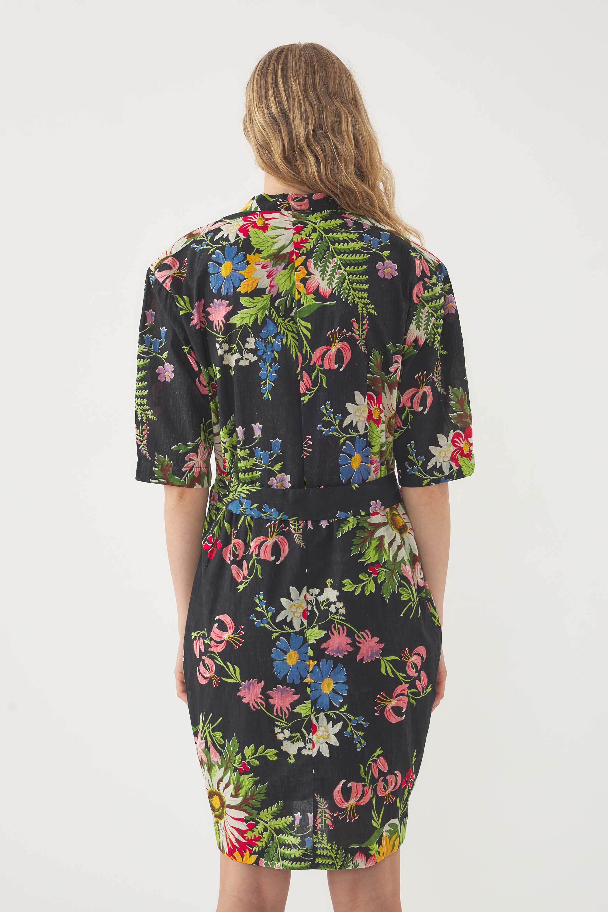 Lisa Wrap Dress - Black