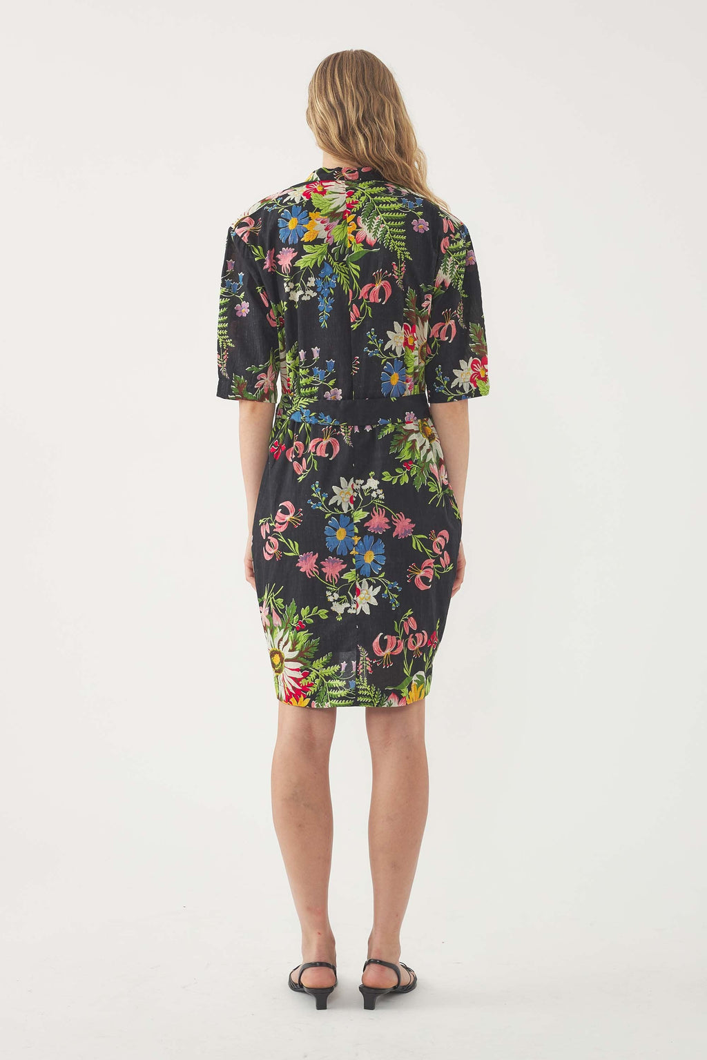Lisa Wrap Dress - Black