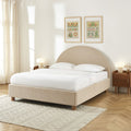 Taijo - Bed - Velvet - Sand Beige
