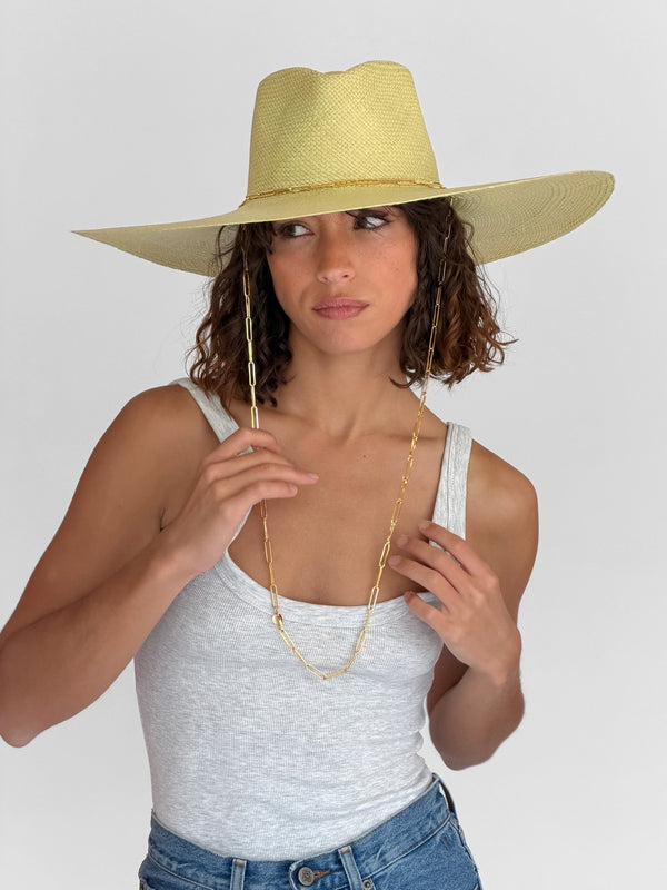 Chapeau Paille Livy Xl - Anis