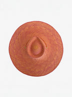 Chapeau Paille Livy Xl - Fuschia Apricot