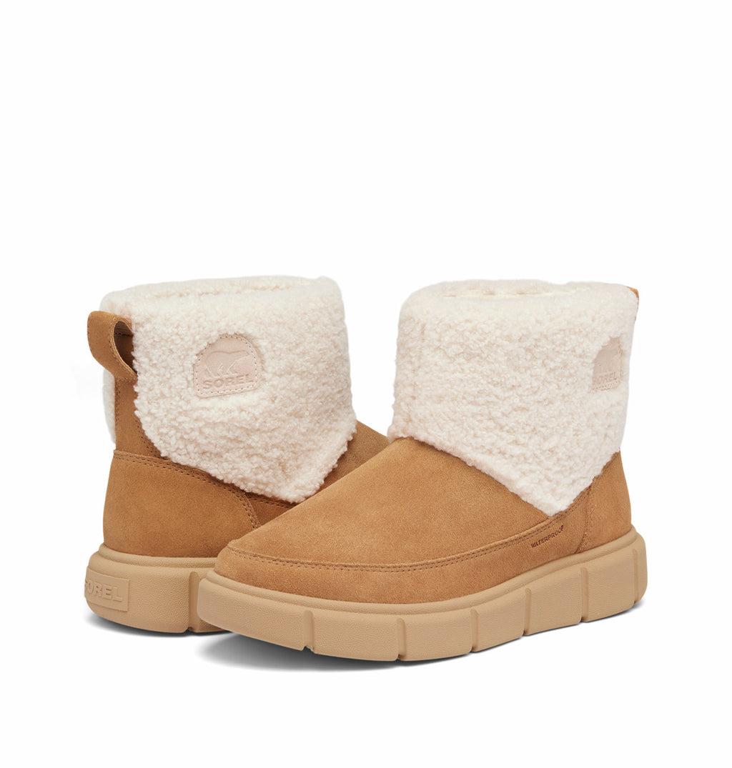 Bottes Cosy À Enfiler Sorel Explorer™ Iii - Tawny Buff & Sea Salt - Femme