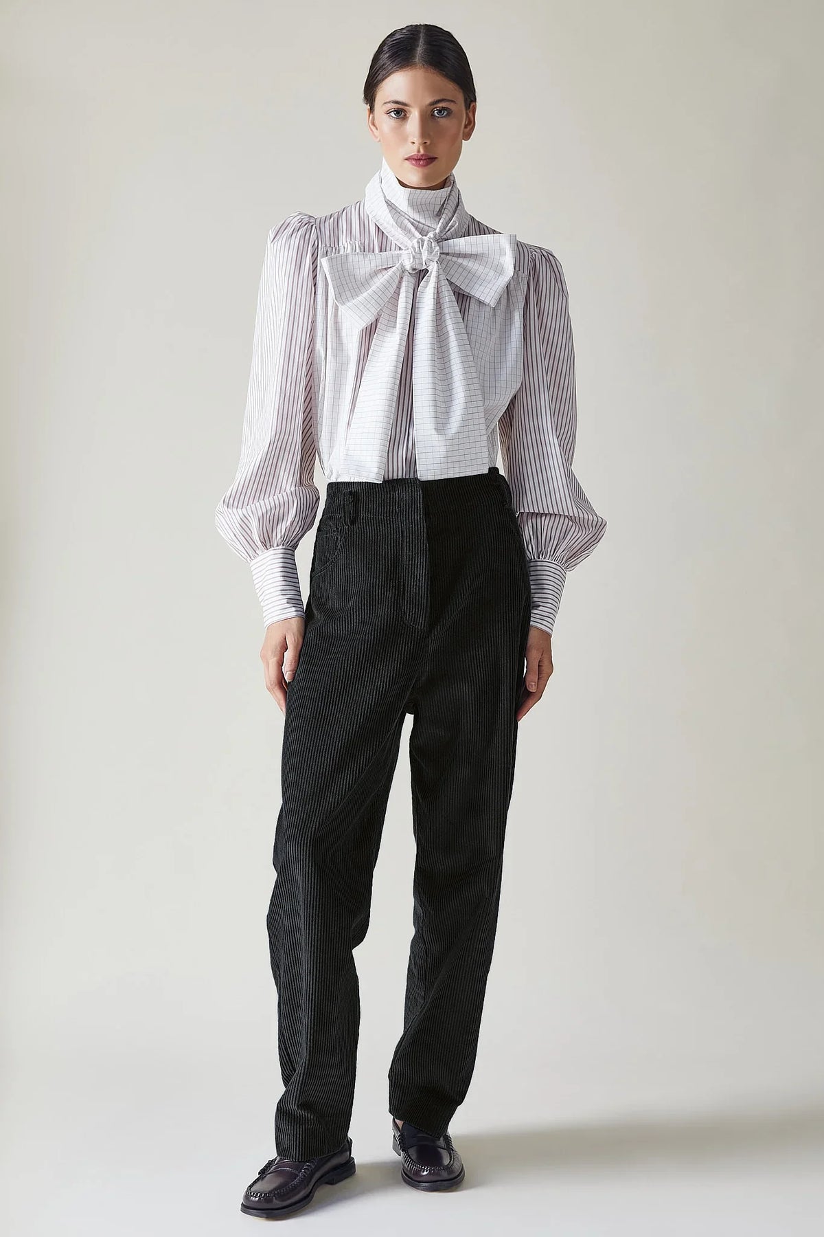 Broek Lola Black Corduroy