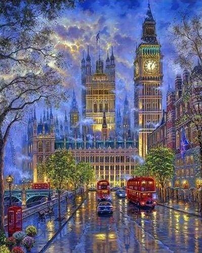 Paint By Numbers - London At Dusk