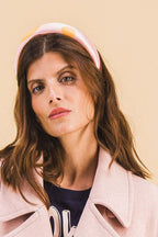 Diadema Sabrina Con Lunares Ocre