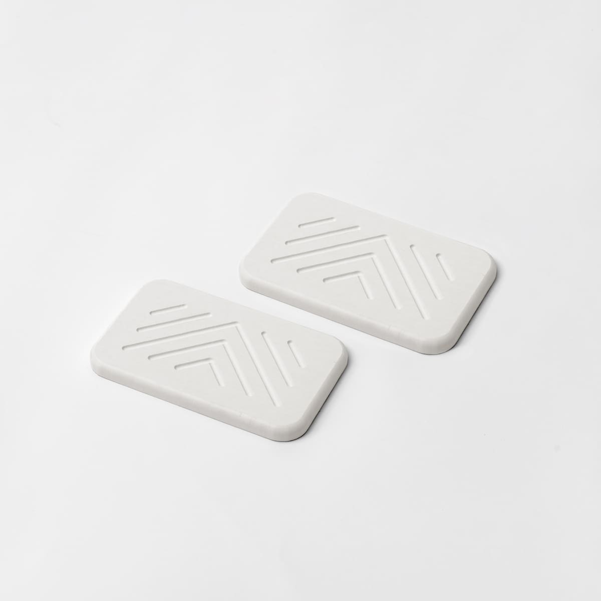 Set Of 2 Diatomite Stone Soap Dishes