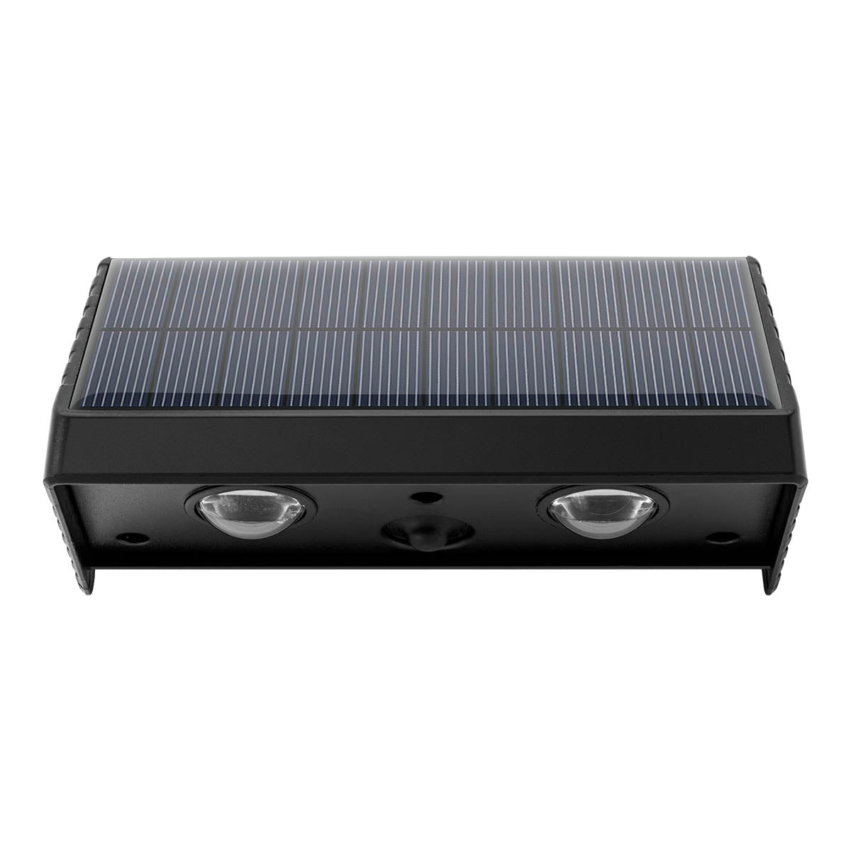 Kyla - Solar Wall Light - Plastic - Black