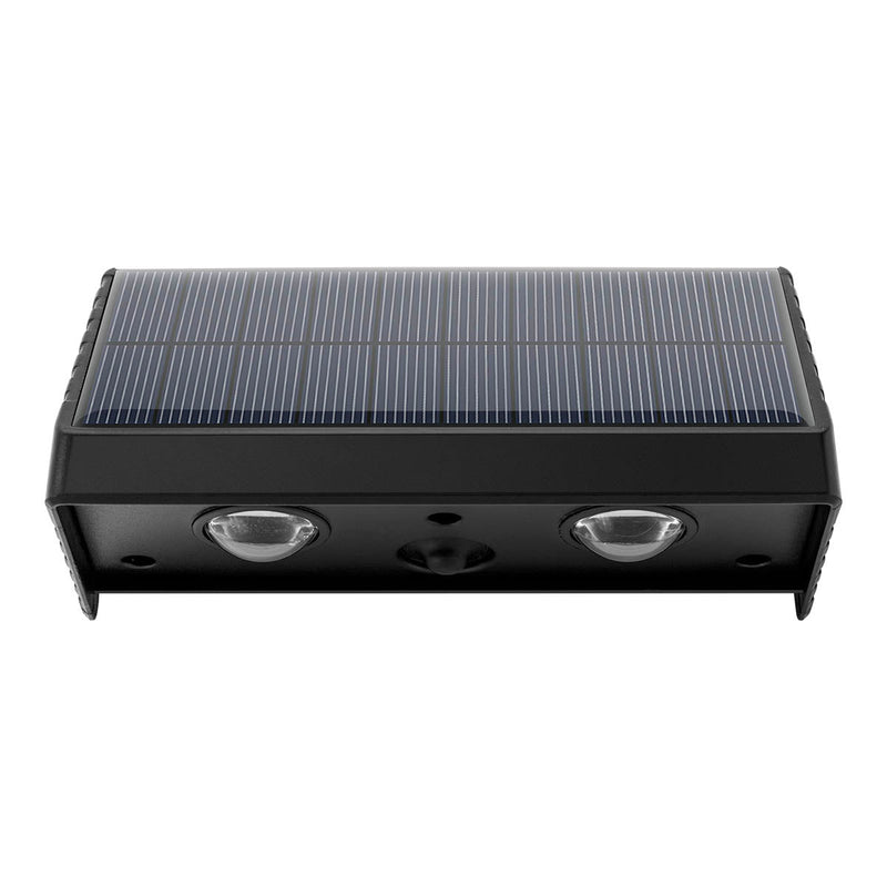Kyla - Solar Wall Lamp - Plastic - Black