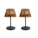 Raffy - Lámpara de mesa inalámbrica - Polirratán - Beige