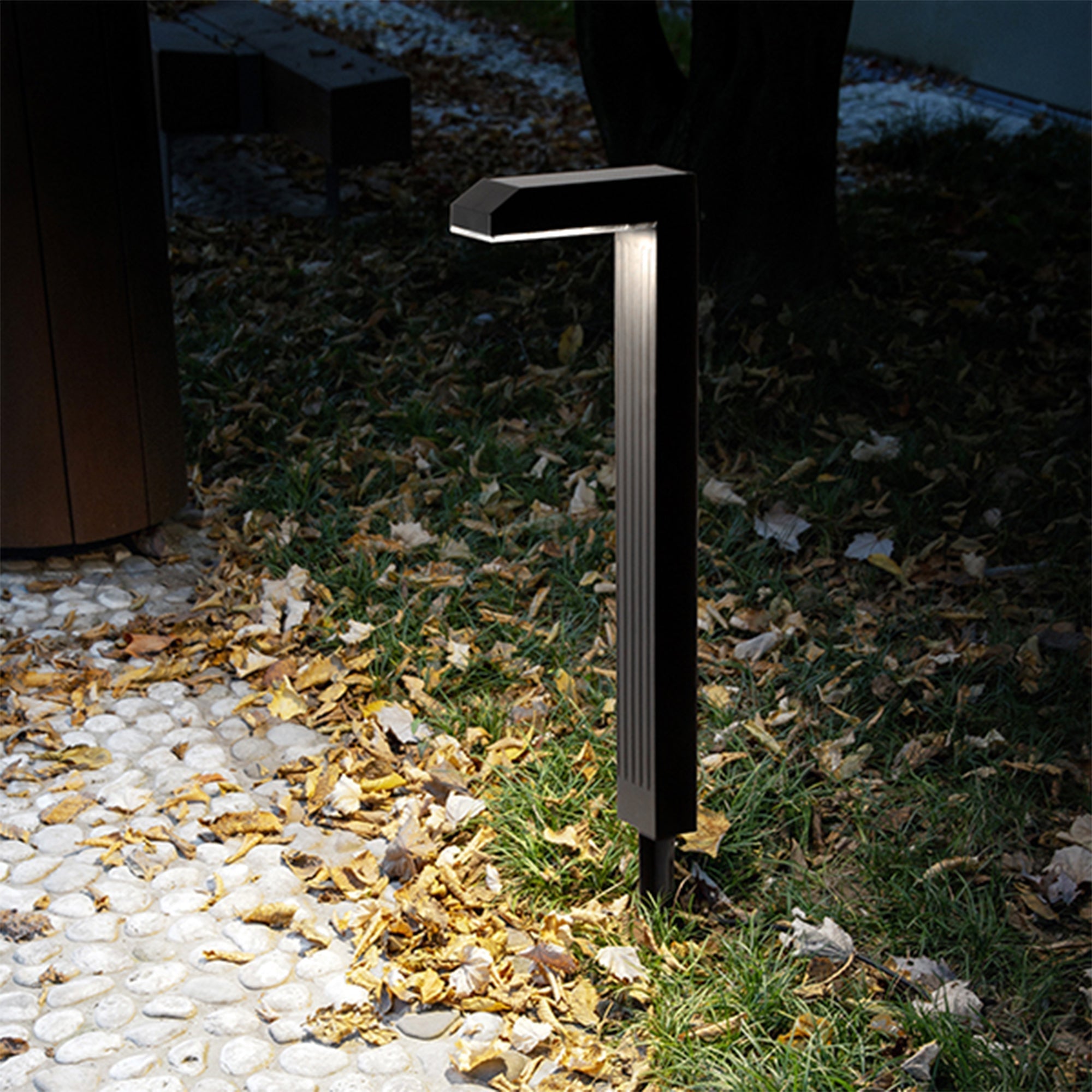 Torly - Solar Bollard & Post Light - Plastic - Black