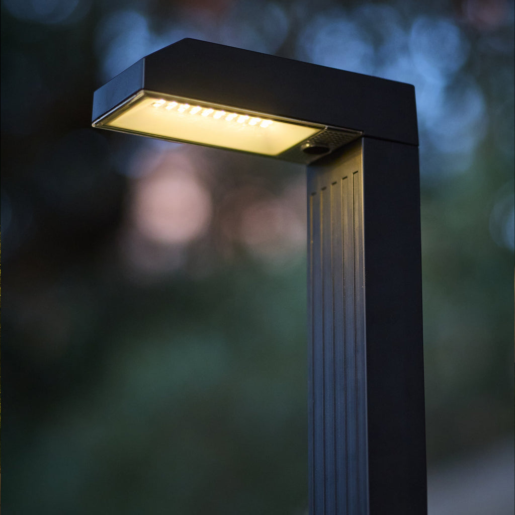 Torly - Solar Bollard & Post Light - Plastic - Black