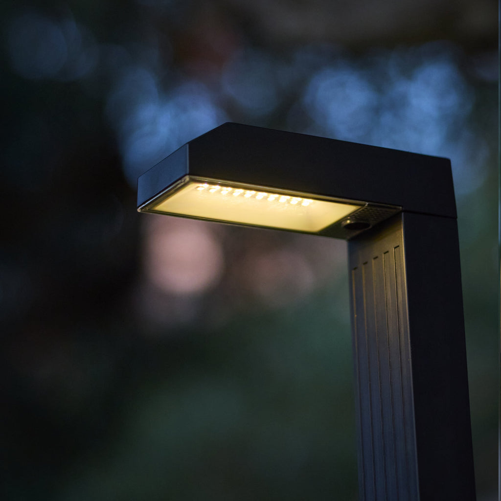 Torly - Solar Bollard & Post Light - Plastic - Black