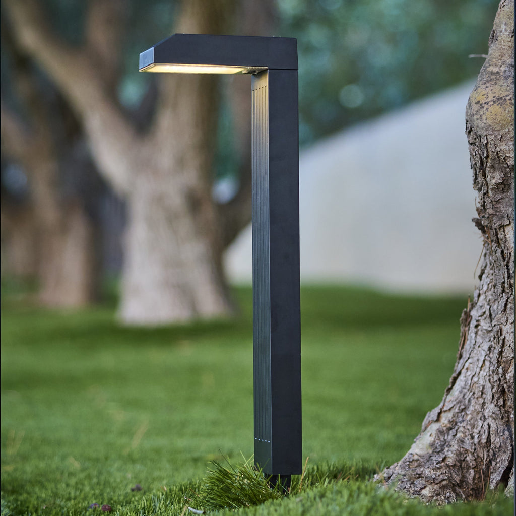 Torly - Solar Bollard & Post Light - Plastic - Black
