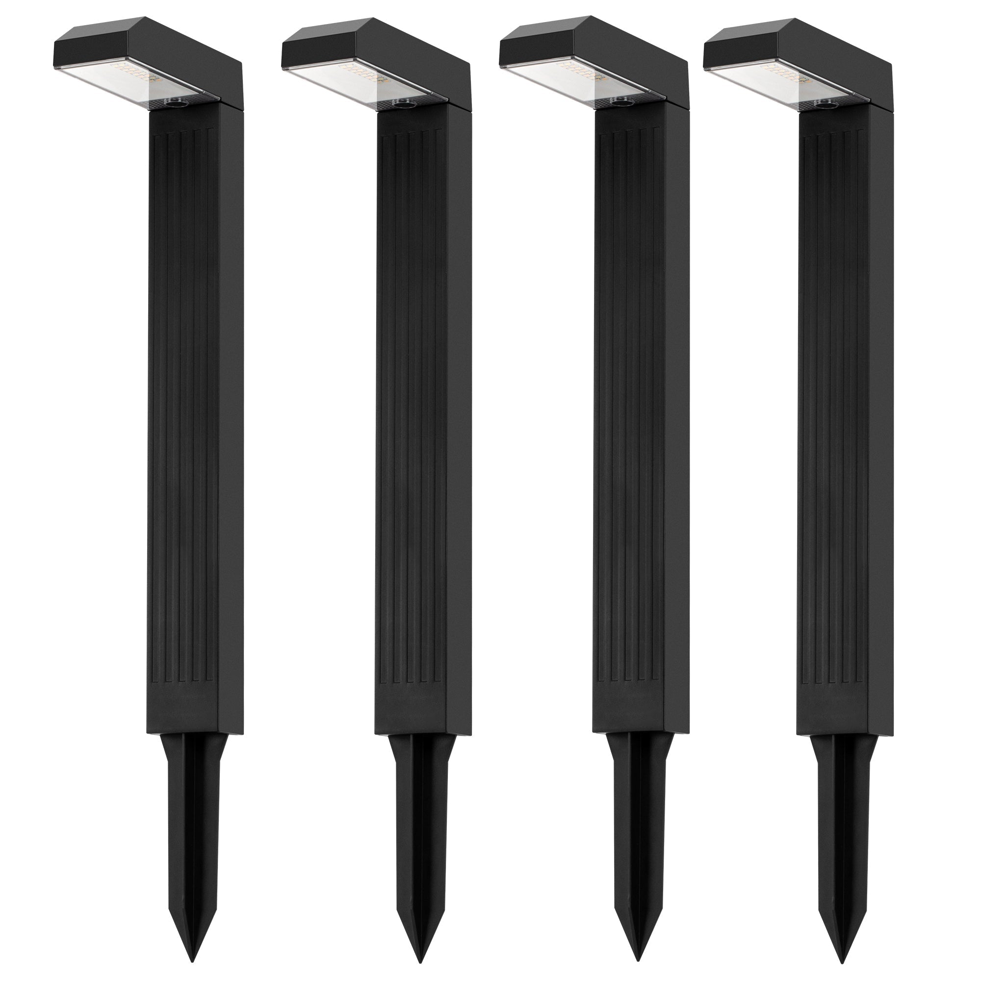 Torly - Solar Bollard & Post Light - Plastic - Black