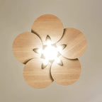 Lotus Teinté Chêne | Ventilateur De Plafond – Ø 105 Cm