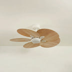 Lotus Teinté Chêne | Ventilateur De Plafond – Ø 105 Cm
