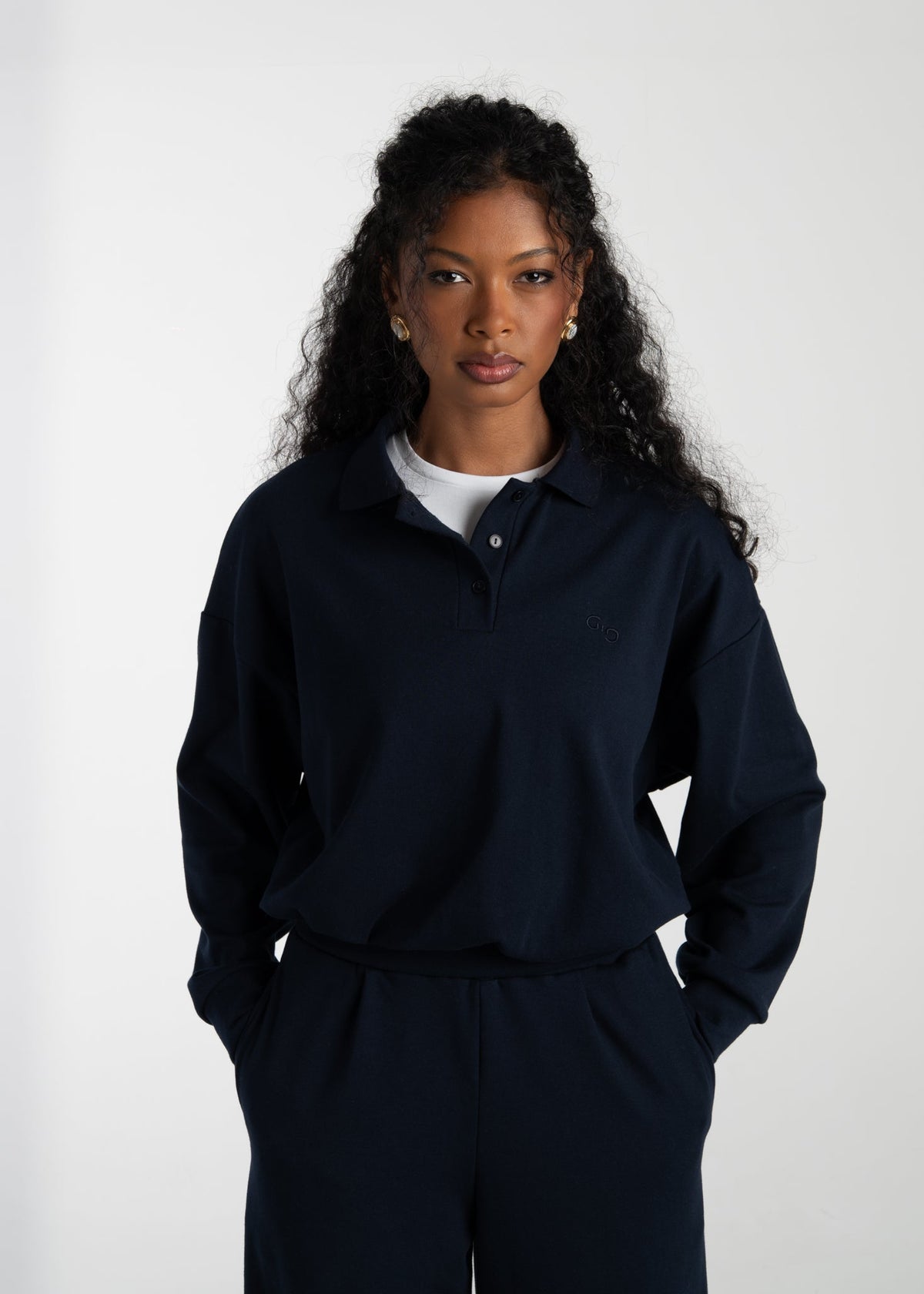 Pikétröja Legacy – Navy