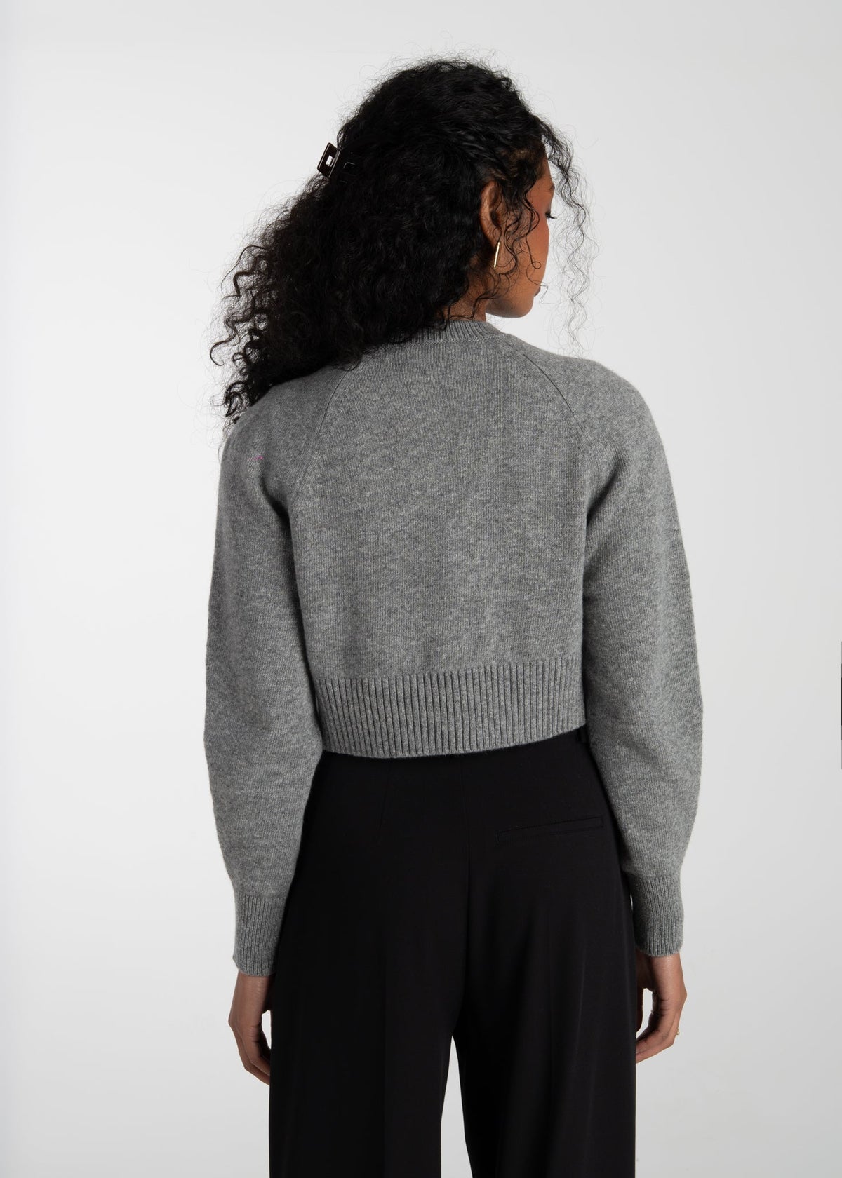 Cardigan Emily Merino Wool - Grey