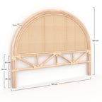 Néora - Rattan And Canework Headboard