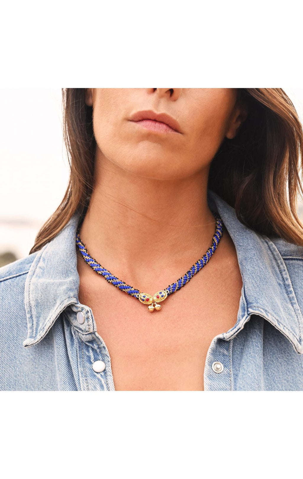 Ketting Malena - Blauw