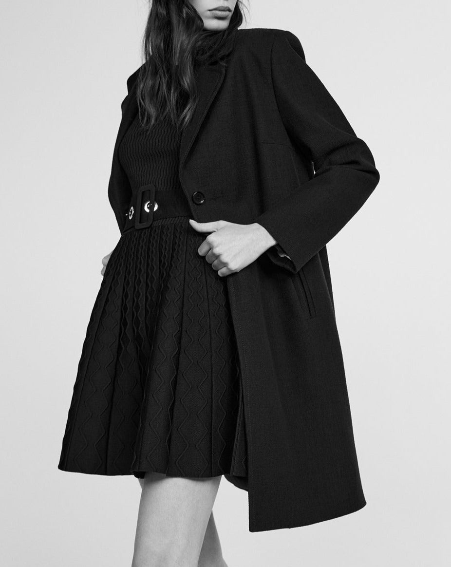Claudie Pierlot - Abrigo Gleen - Marino
