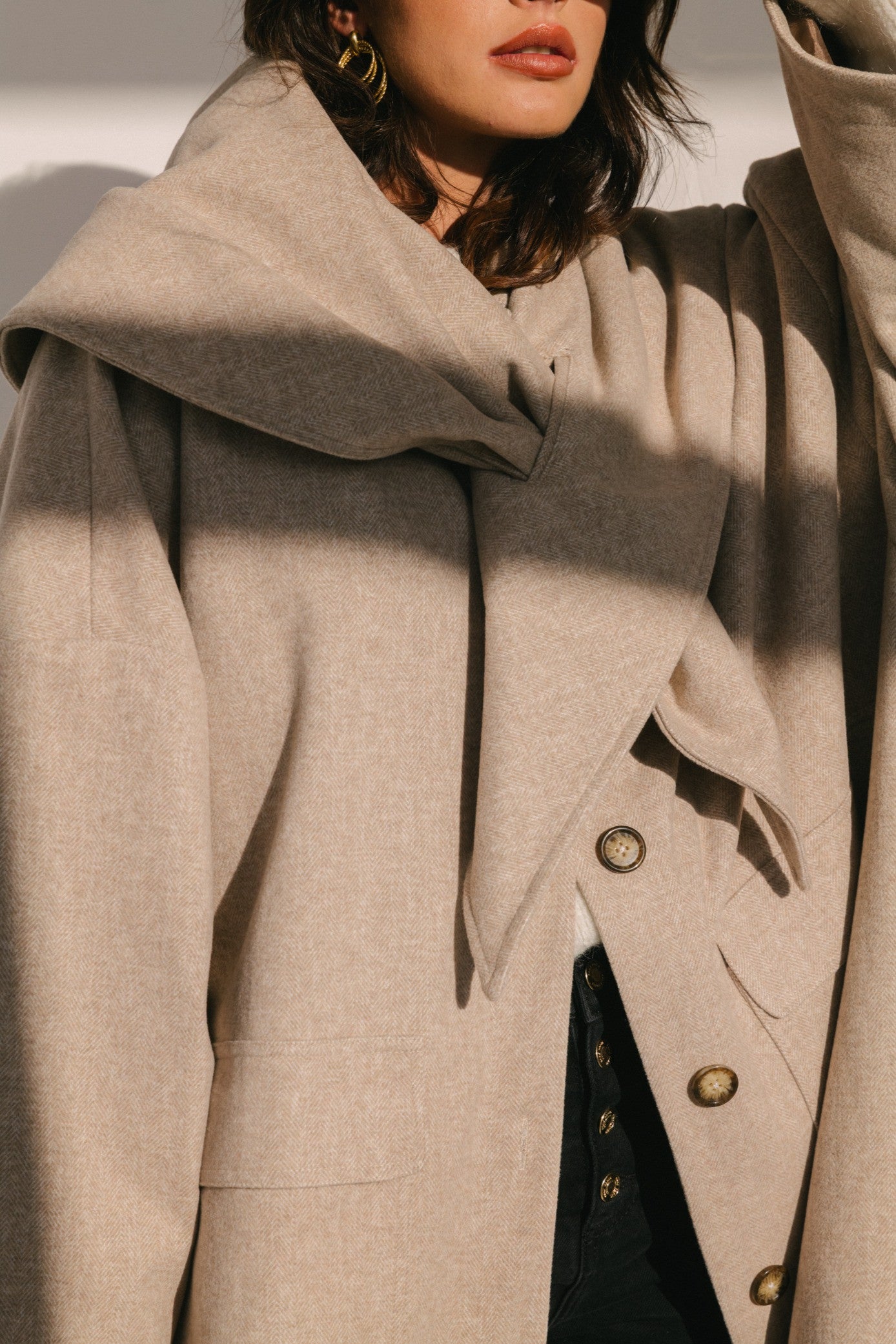MARCELIN RESCA ECRU COAT