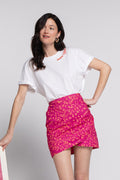 Falda Margaux Leopardo Rosa