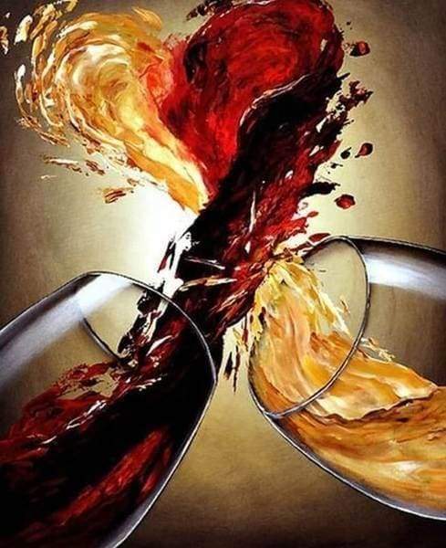 Peinture Par Numéros - Mélanges De Vins