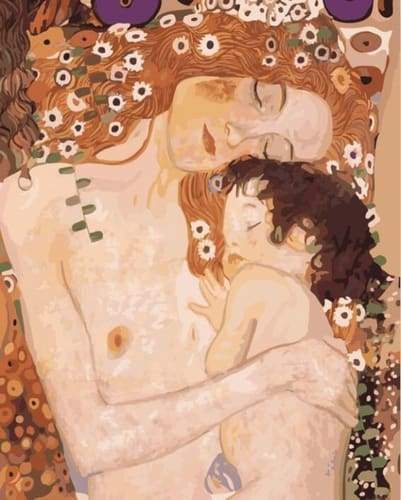 Peinture Par Numéros - Mère Et Enfant De Klimt