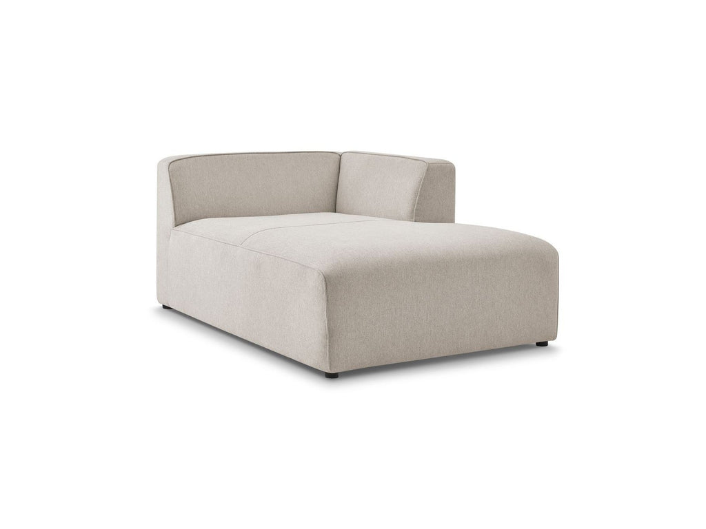 Méridienne Pour Canapé Modulable Megeve - Tissu Chiné - Angle Droit
