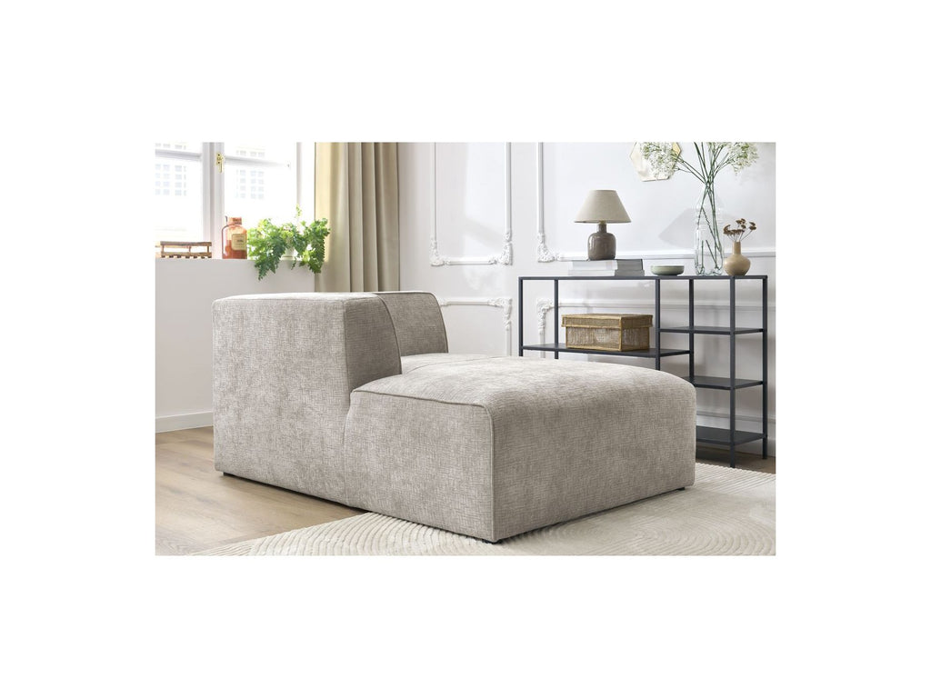 Megeve - Chaise Longue Para Sofá Modular - Tejido Texturizado - Esquina Izquierda