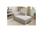 Méridienne Pour Canapé Modulable Megeve - Tissu Texturé - Angle Droit