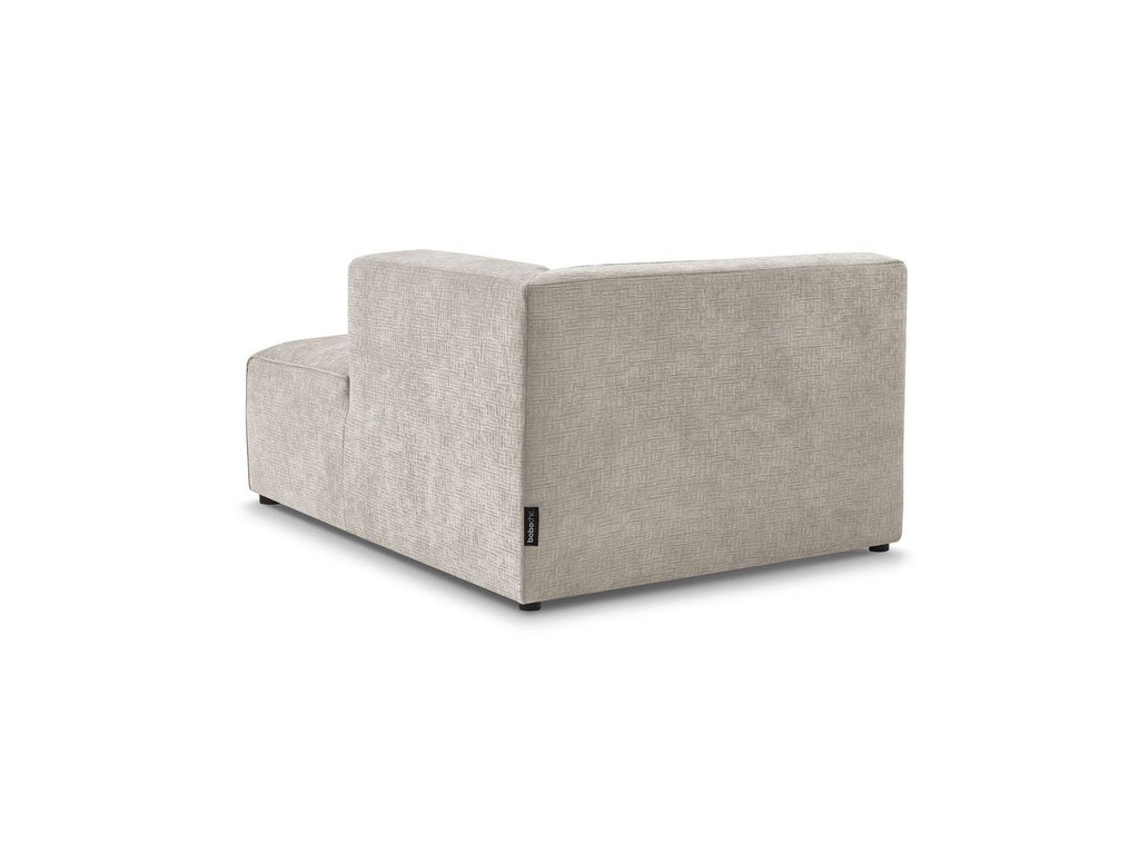 Méridienne Pour Canapé Modulable Megeve - Tissu Texturé - Angle Droit