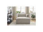 Méridienne Pour Canapé Modulable Megeve - Tissu Texturé - Angle Droit