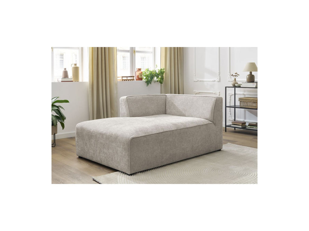 Megeve - Chaise Longue Para Sofá Modular - Tejido Texturizado - Esquina Izquierda
