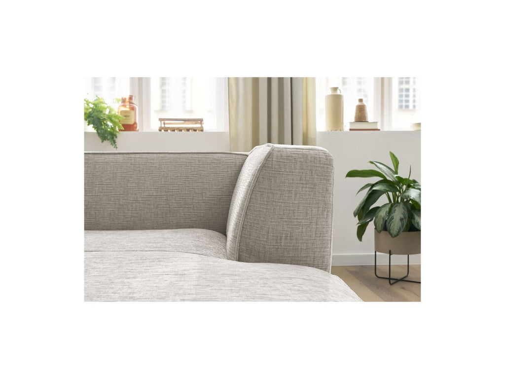 Méridienne Pour Canapé Modulable Megeve - Tissu Texturé - Angle Droit