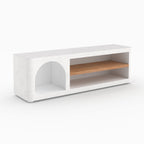 Fira - Off-White Plaster Tv Cabinet