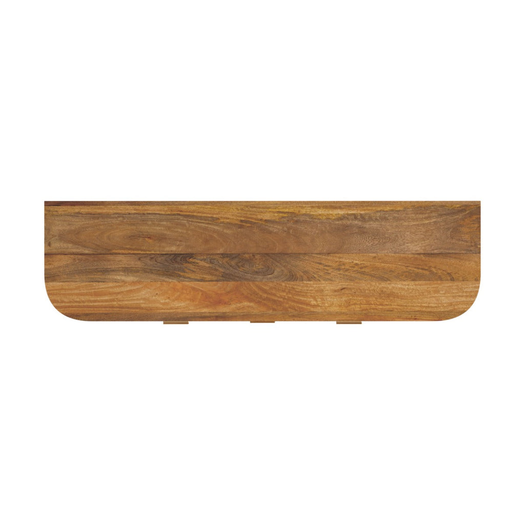 Wava - Mueble Tv De Madera De Mango Y Enrejado