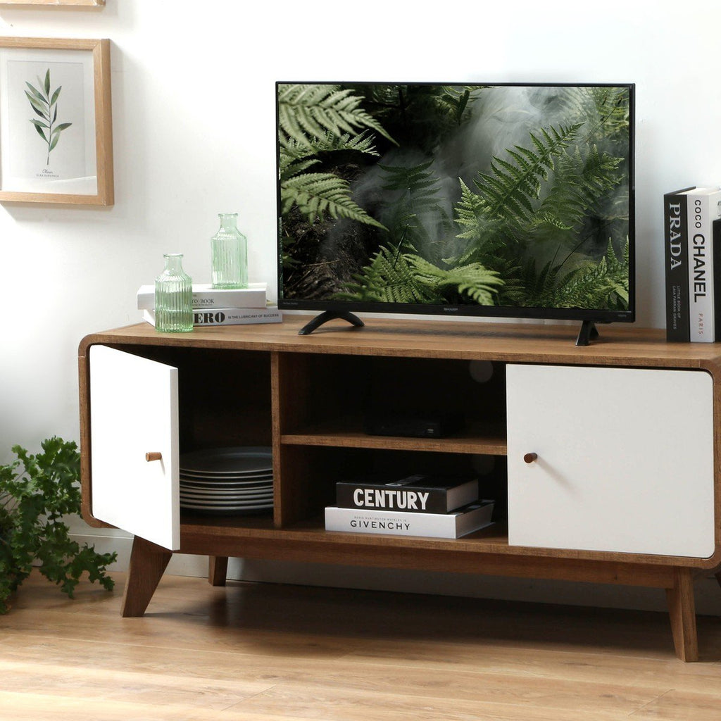 Albura - Mueble de TV de 2 puertas