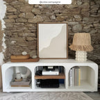 Fira - Off-White Plaster Tv Cabinet
