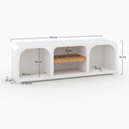 Fira - Off-White Plaster Tv Cabinet