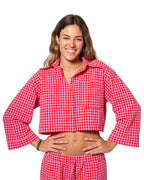 Gingham Shirt - Red Pepper