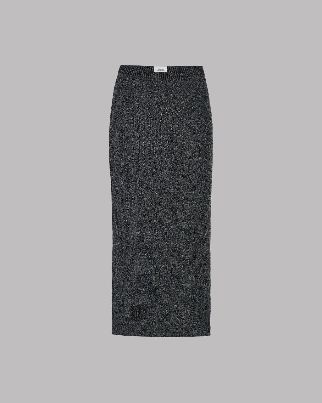 Falda The Dark Glitter Ribbed Long Tube