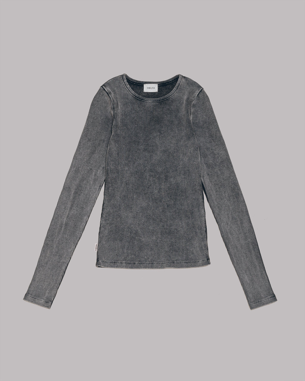 Dark Ribbed Longsleeve - Product photo