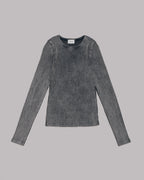Dark Ribbed Longsleeve - Product photo